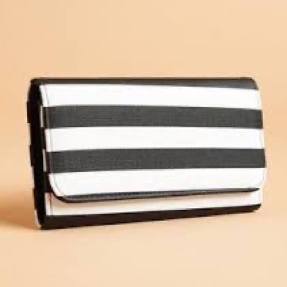 KUT FROM THE KLOTH Black and White Striped Wallet (Brand New, Factory Sealed) - Picture 2 of 4